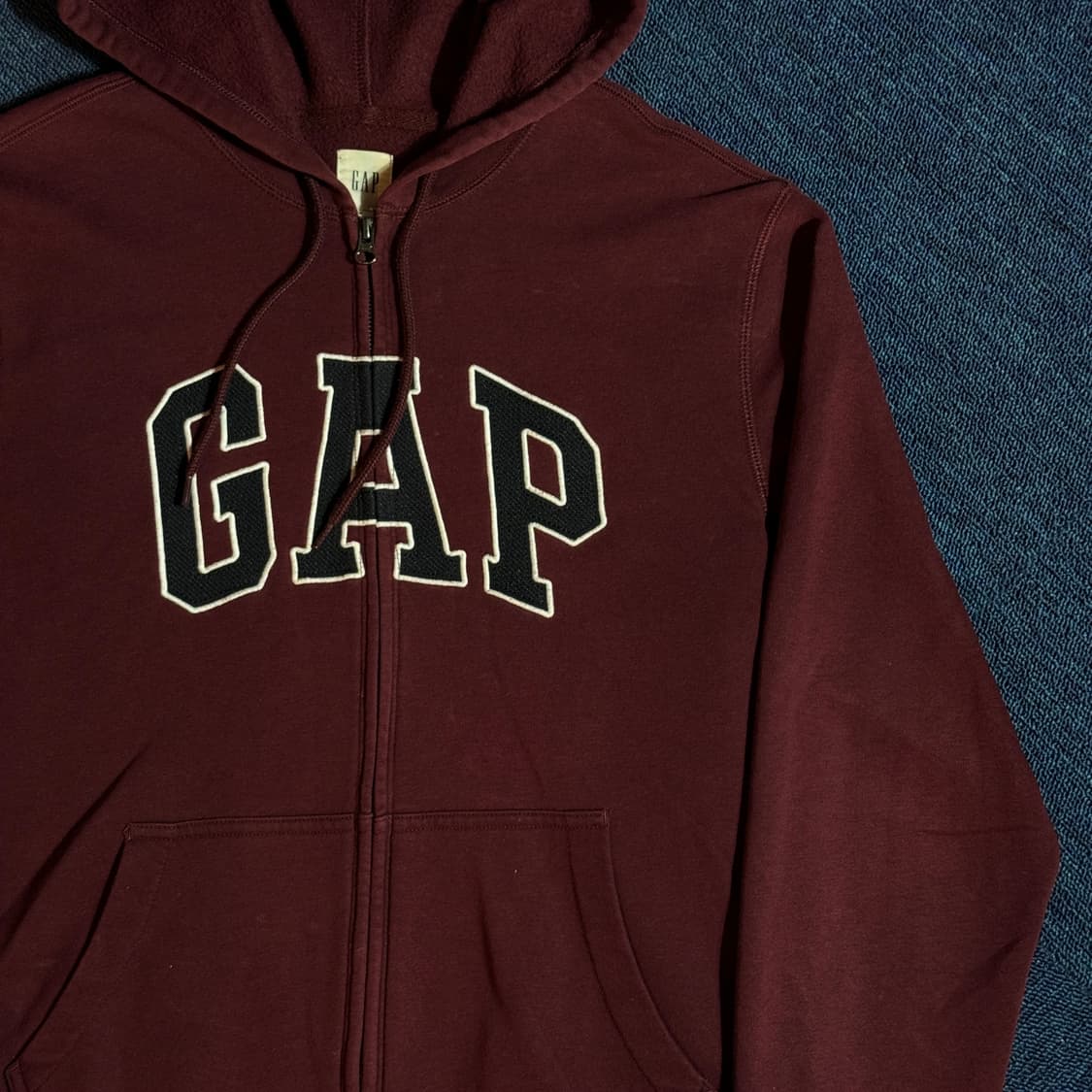 GAP 갭 버건디 후드집업  상품이미지2