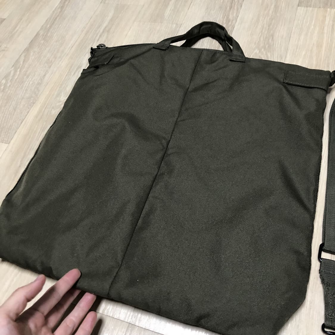 (ONE SIZE) YMCL KY 헬멧백 올리브 Helmet Bag 상품이미지8