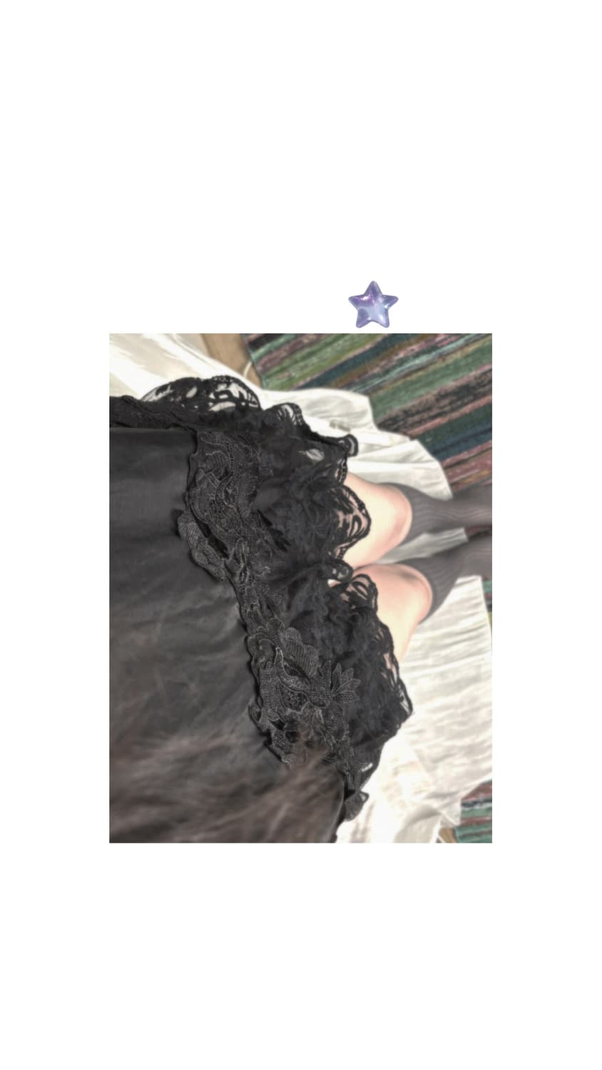 Midnight Lace Mini Dress 상품이미지5