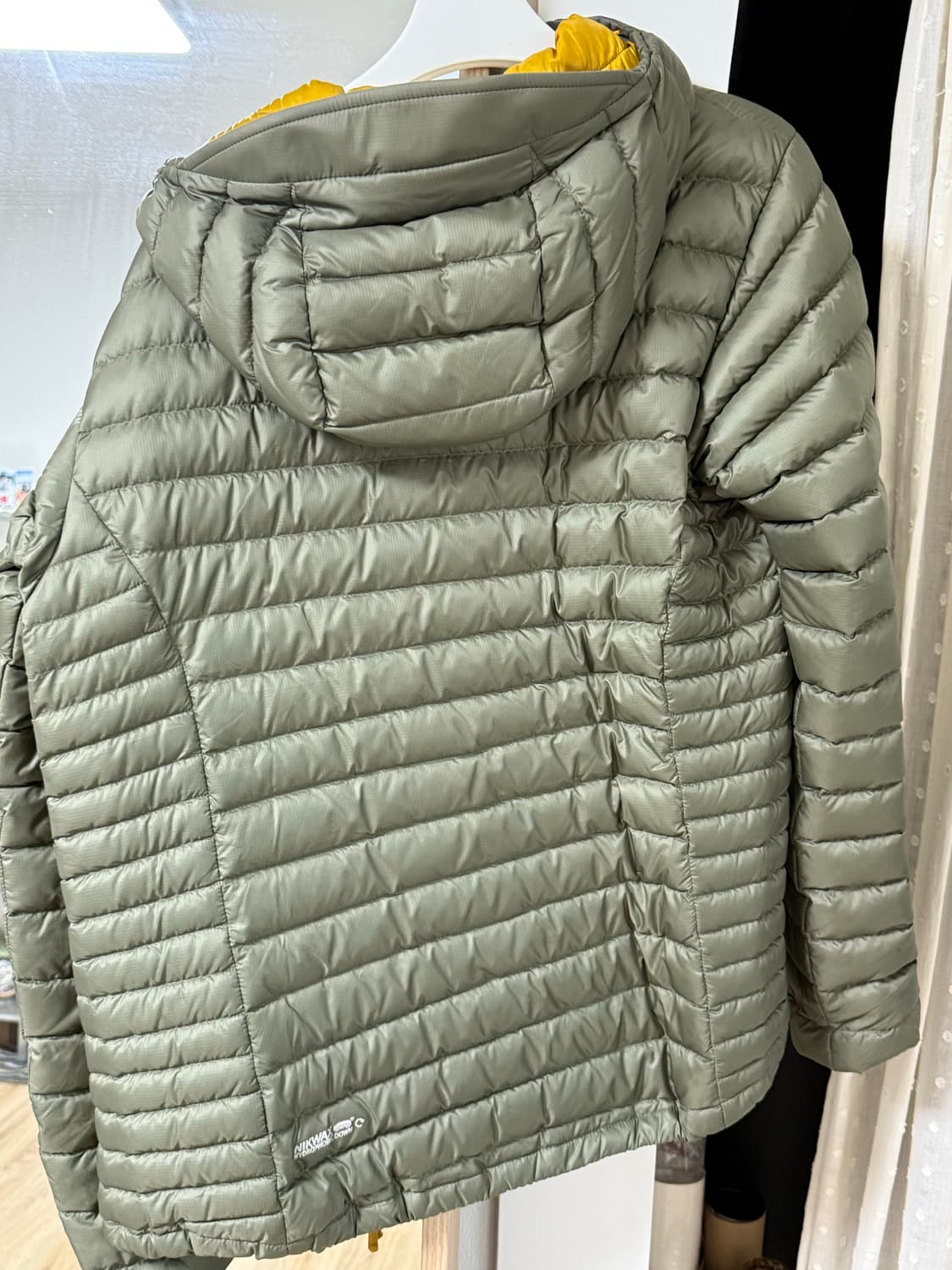 랩 마이크로라이트 알파인 자켓 라이트카키 UK S 상품이미지4