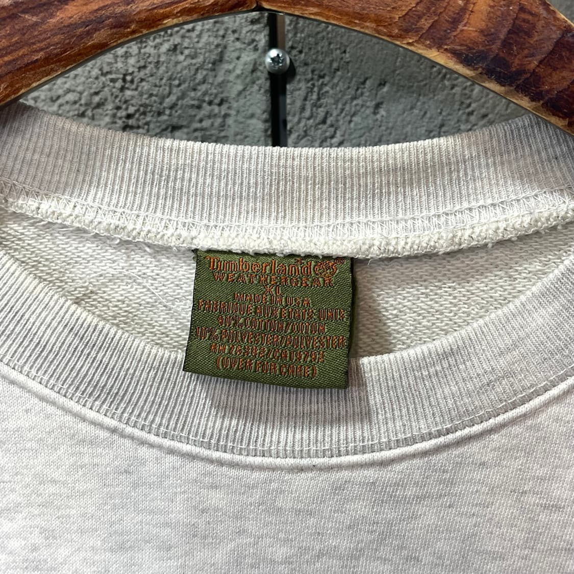 90s 팀버랜드 스웻셔츠 made in USA 상품이미지5