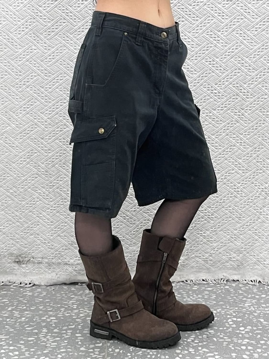 칼하트 립스탑 빈티지 캐주얼 워크 카고 반바지 34인치 C10928 상품이미지2