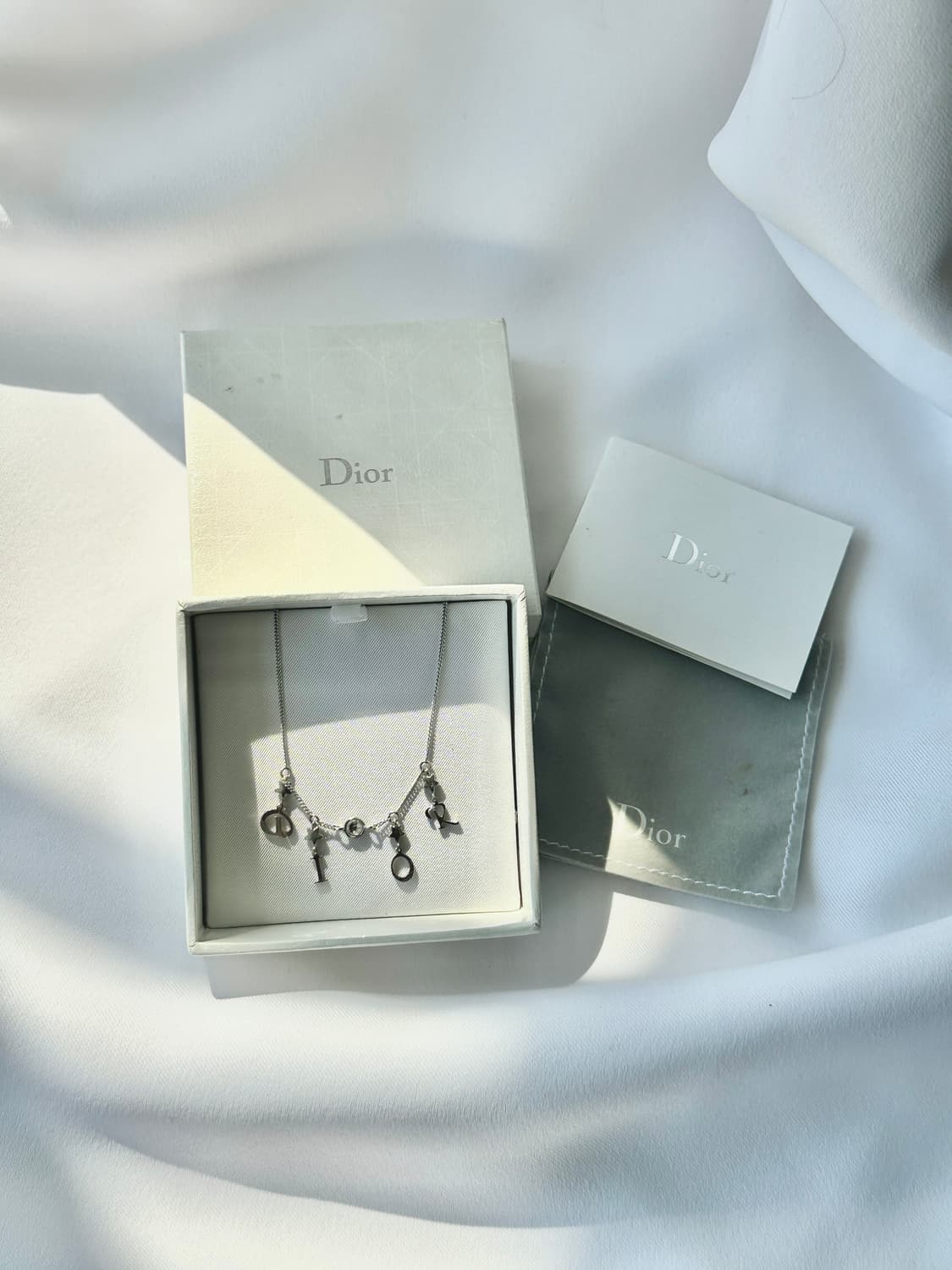 디올 목걸이 박스+파우치+보증서 상품이미지2