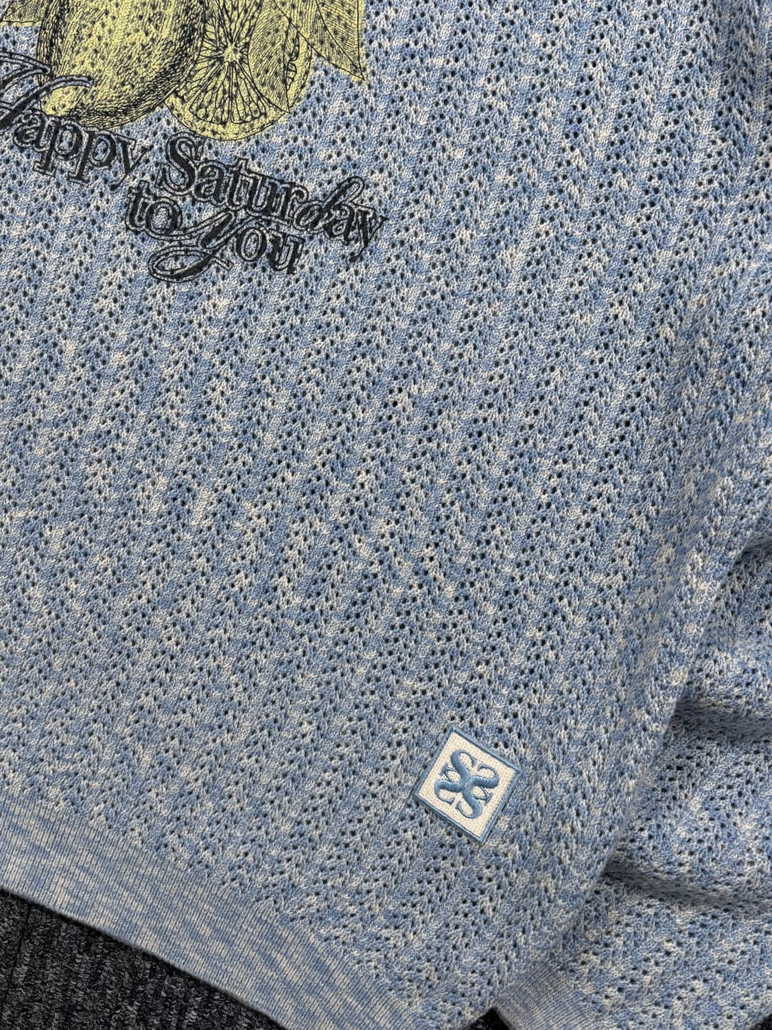 세터 이비자 썬 레트로 그래픽 메쉬 니트 상품이미지5