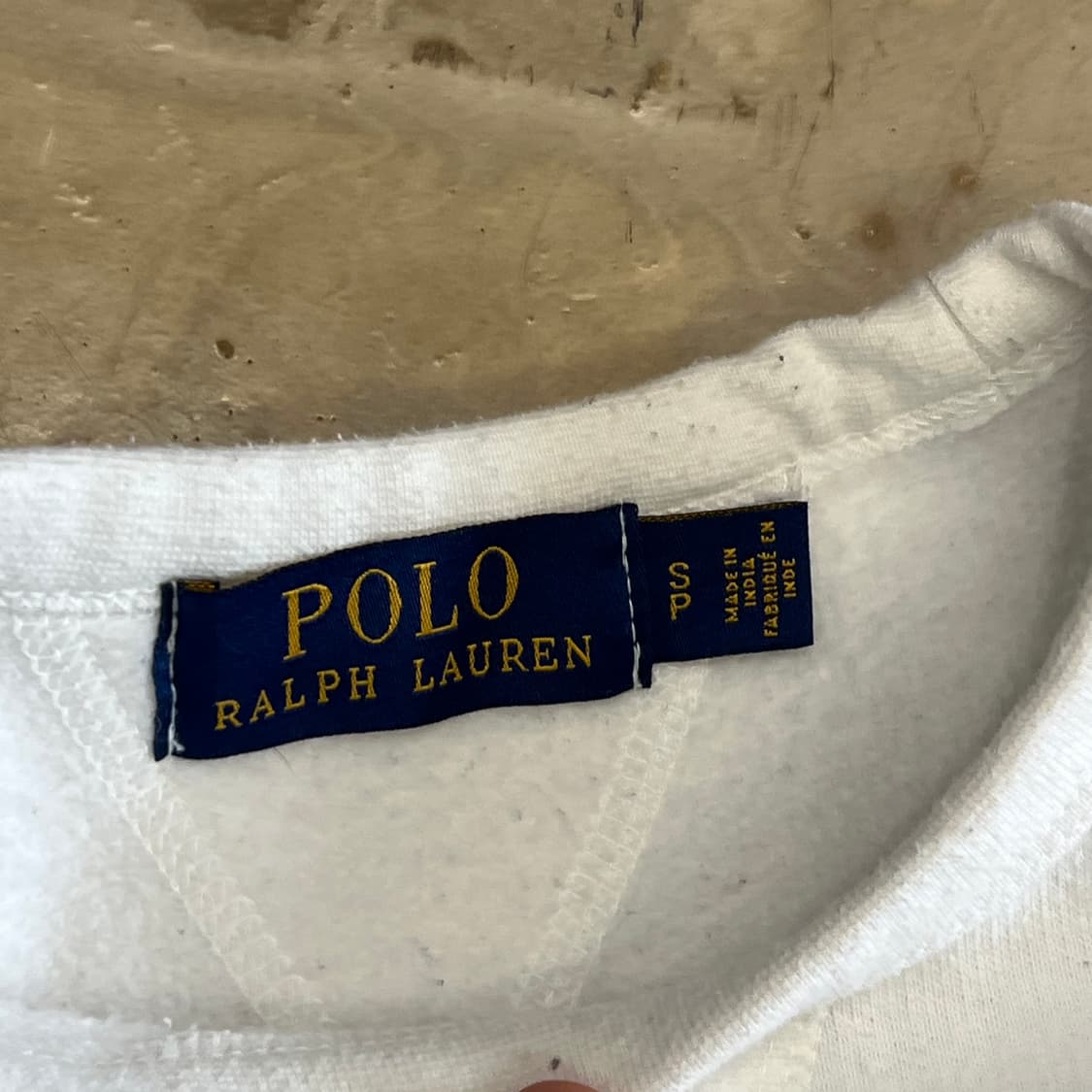 S 폴로랄프로렌 화이트 맨투맨 상품이미지4