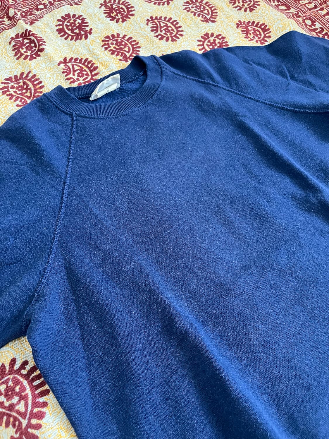 80s  네이비 레글런 스웻셔츠 맨투맨 상품이미지2