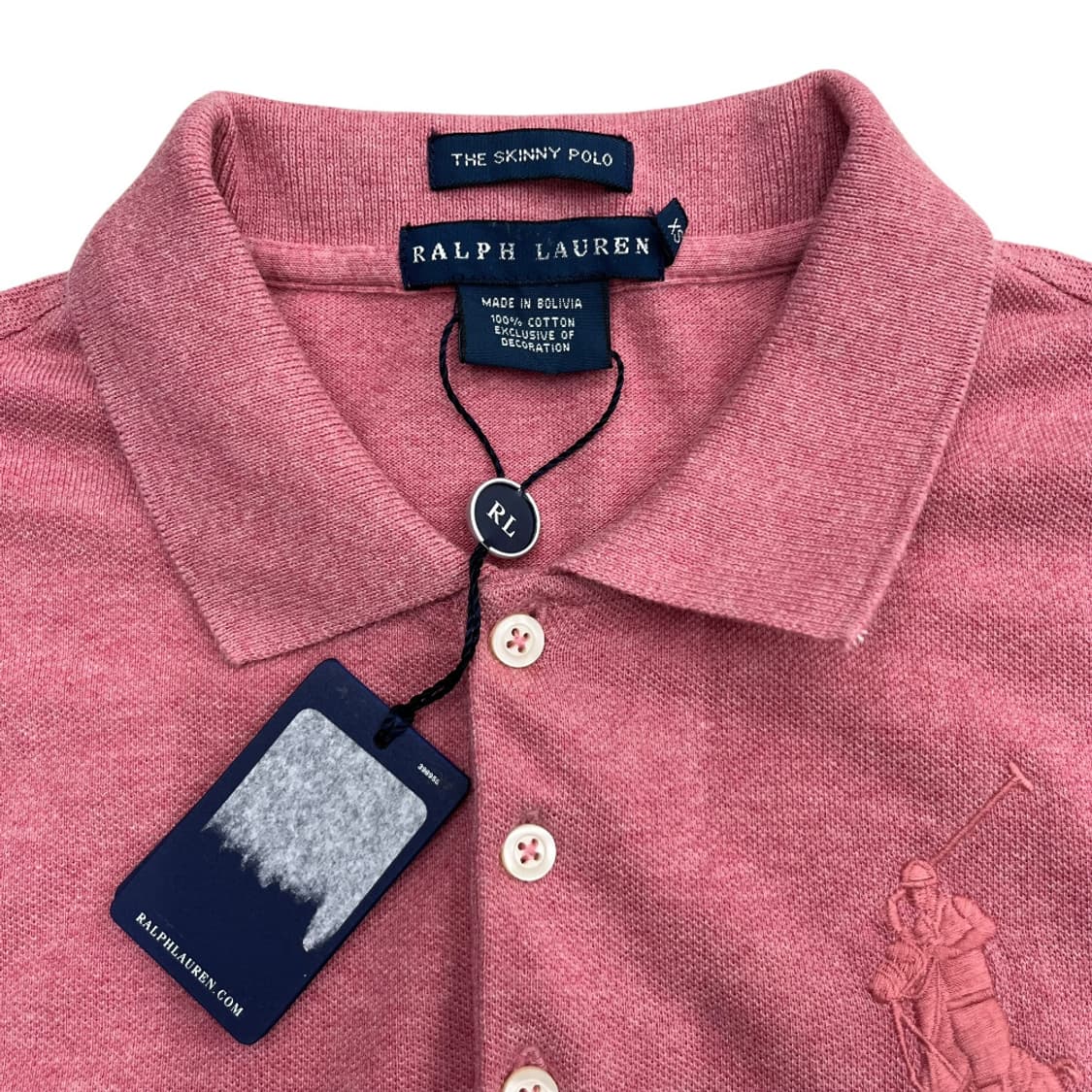 폴로 랄프로렌 딸기우유맛 빅포니 pk 반팔 XS 상품이미지4