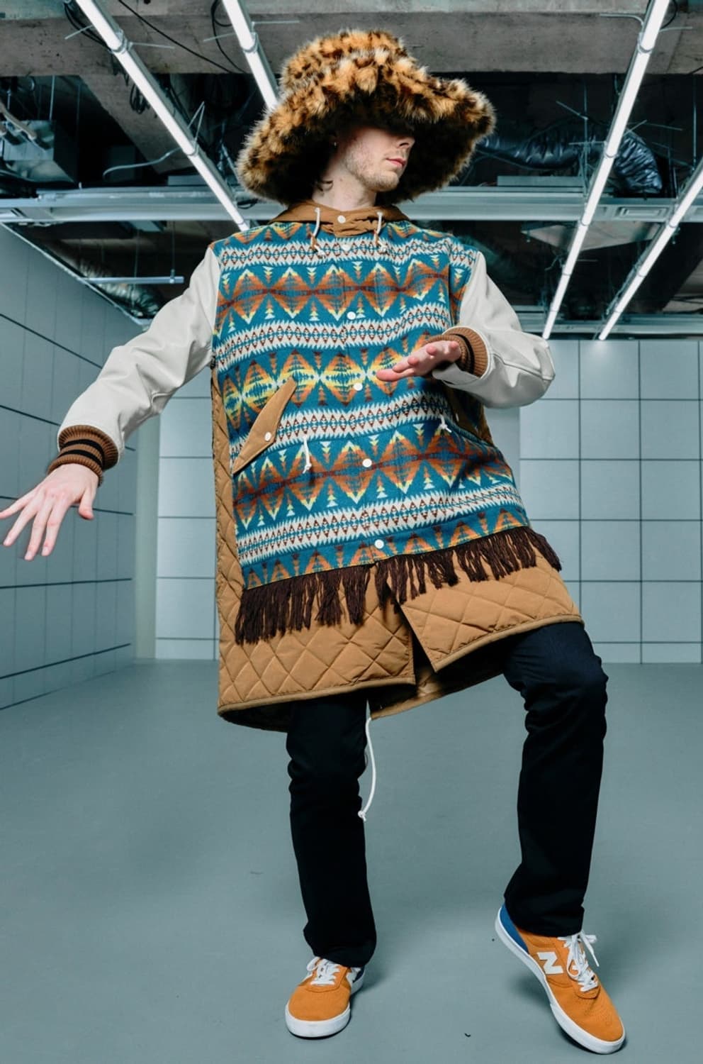 준야와타나베 펜들턴 자미로콰이 퀼팅 야상 파카 상품이미지5