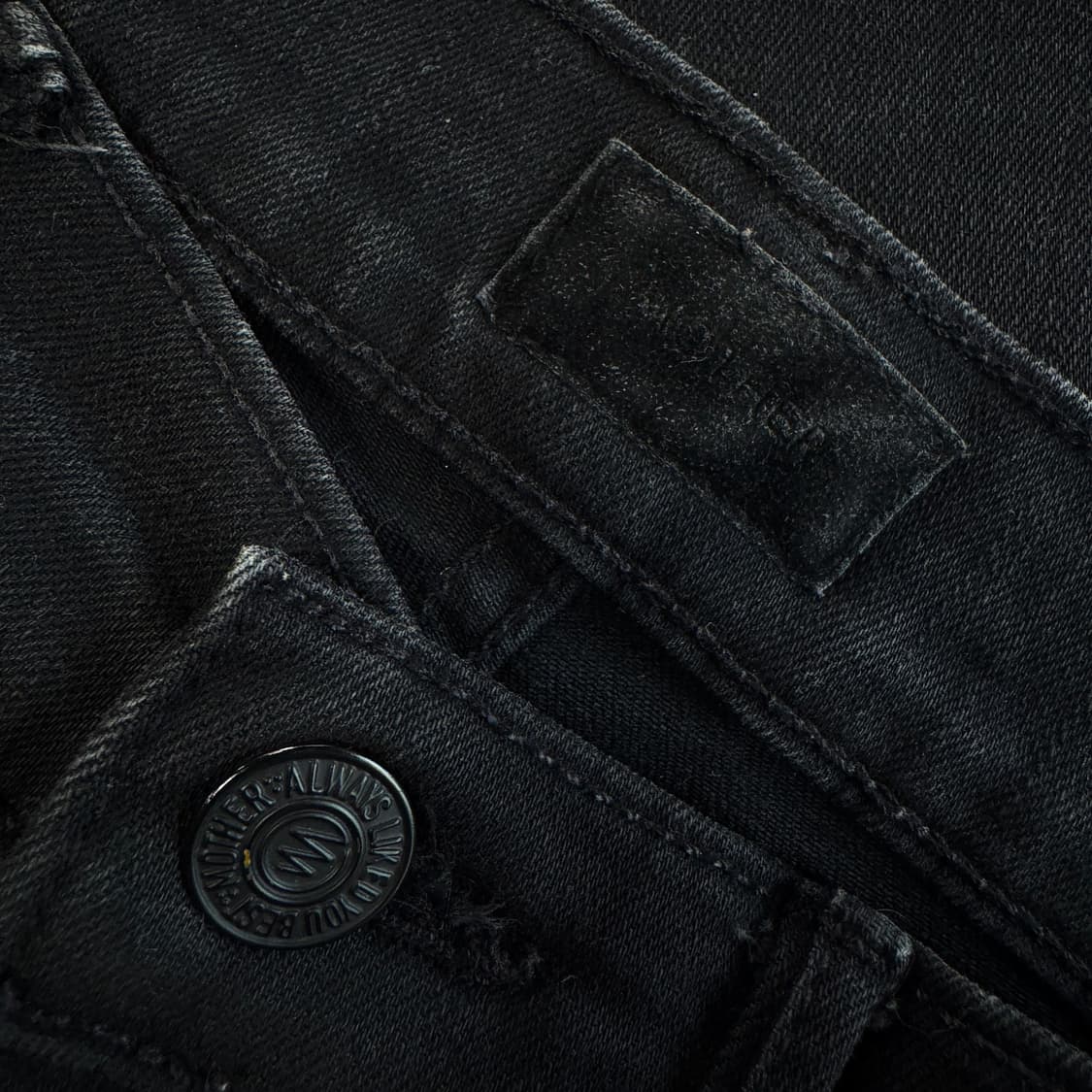 마더 허슬러 앵클 프레이 블랙 데님 진 (25) 상품이미지3