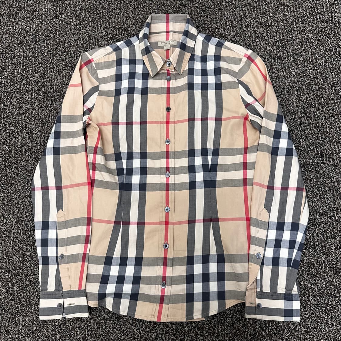 버버리 브릿 여성 체크 셔츠 XS 상품이미지1
