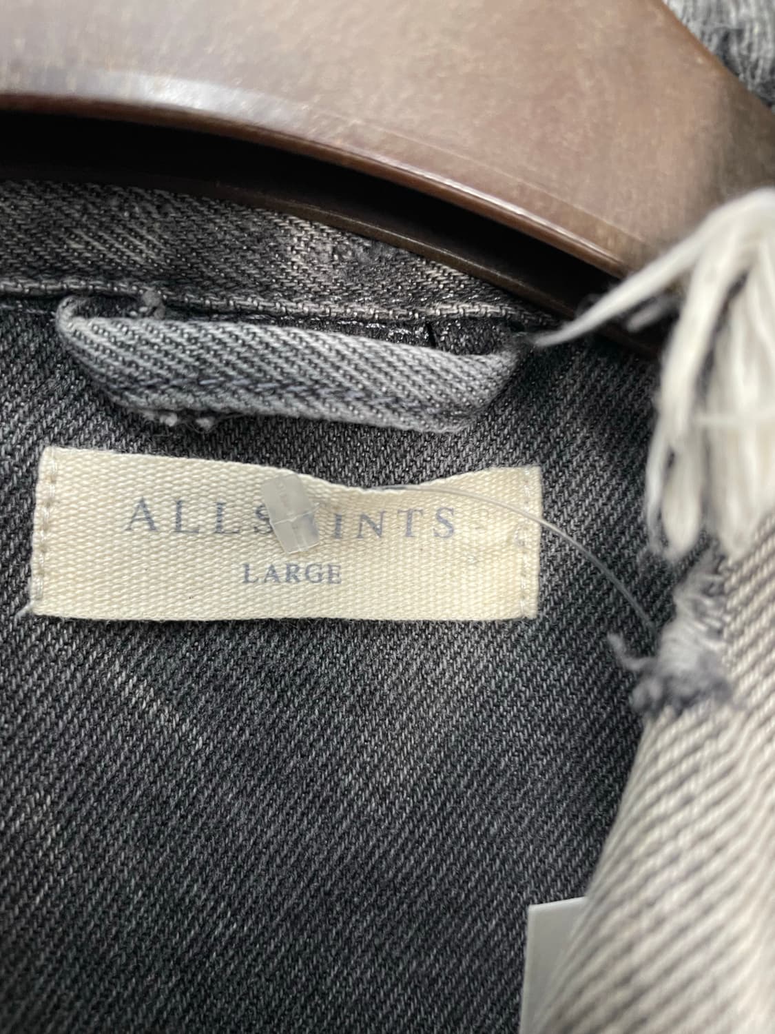 올세인츠 디테일 워싱 데님 트러커 자켓 H2248 상품이미지6