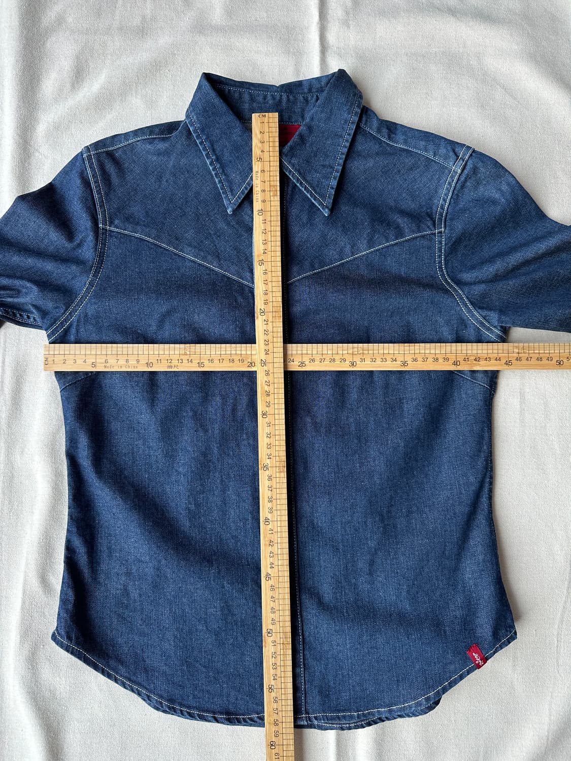 리바이스 웨스턴 데님셔츠 여성용 M 상품이미지10