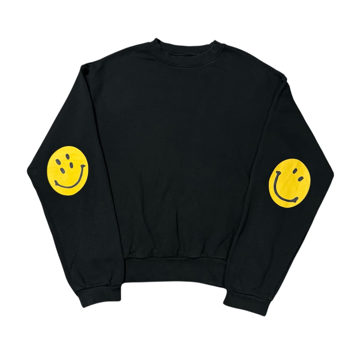 (3) 캐피탈 스마일 스웻셔츠 블랙 상품이미지1