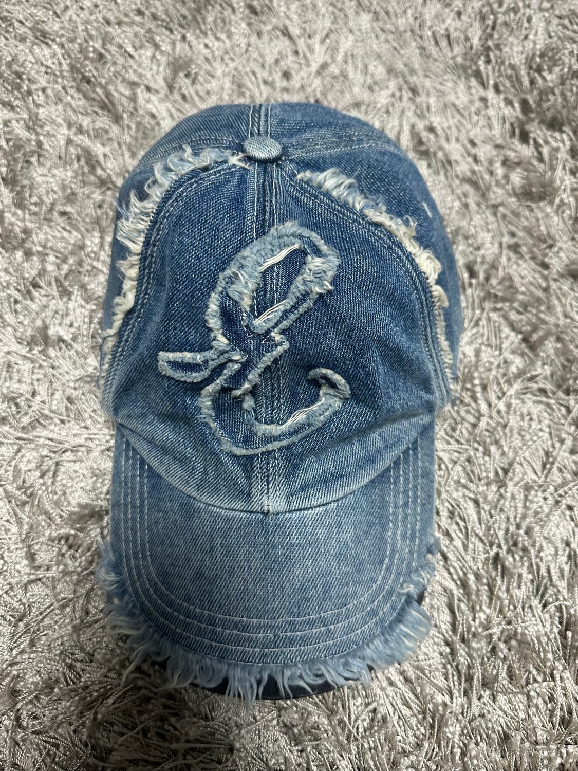 [OS] etce 데님 볼캡 블루 상품이미지1