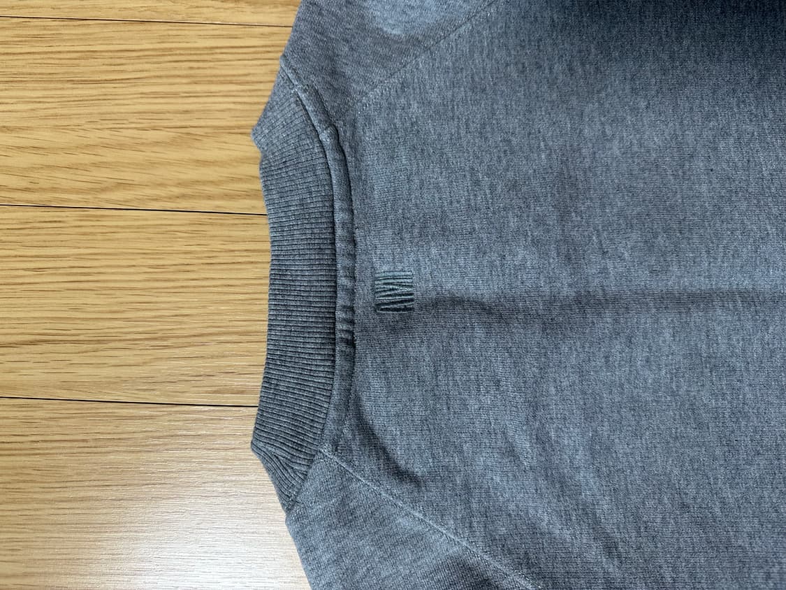 아미 파리 프랑스 스웨트셔츠 헤더 그레이 상품이미지5