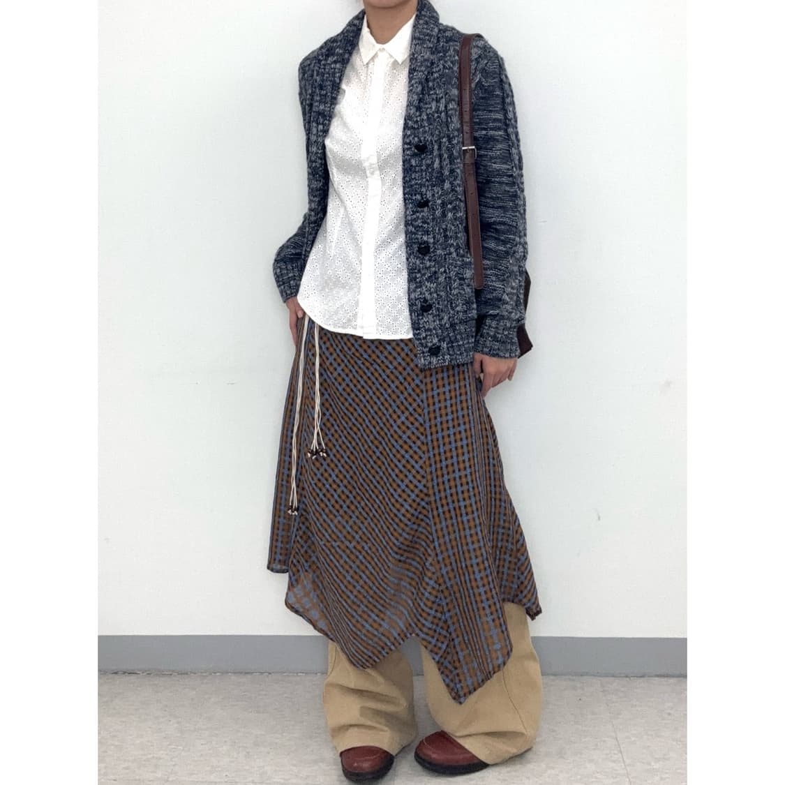 빈티지 아이보리 펀칭 셔츠 상품이미지7