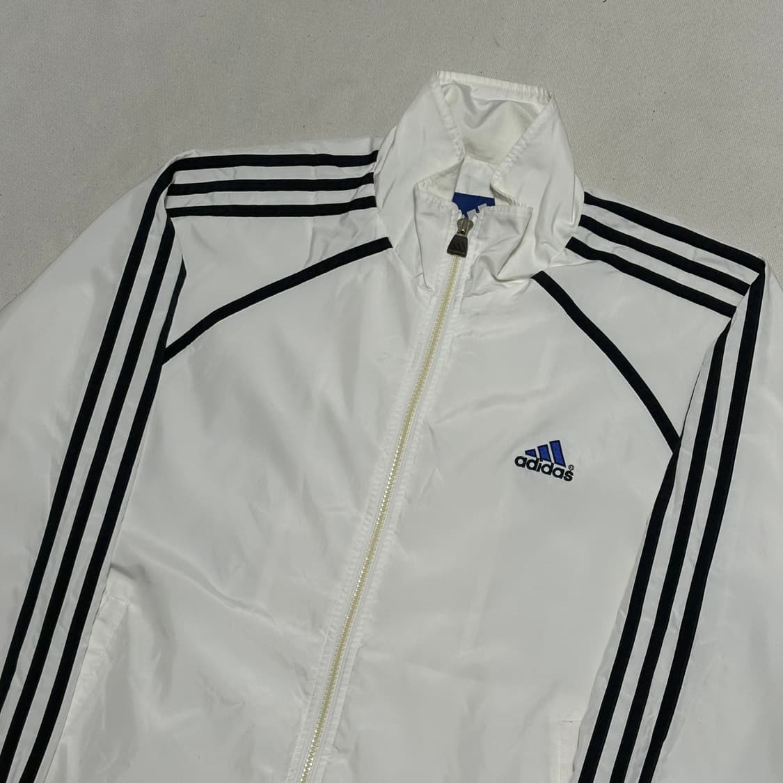 95 아디다스 네이비 삼선 화이트 바람막이 상품이미지1