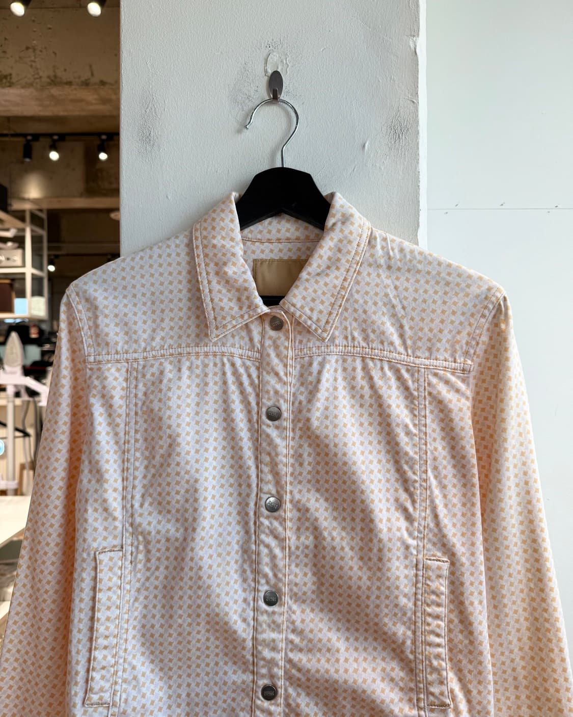 잔프랑코 페레 핑크 패턴 트러커 자켓  상품이미지3