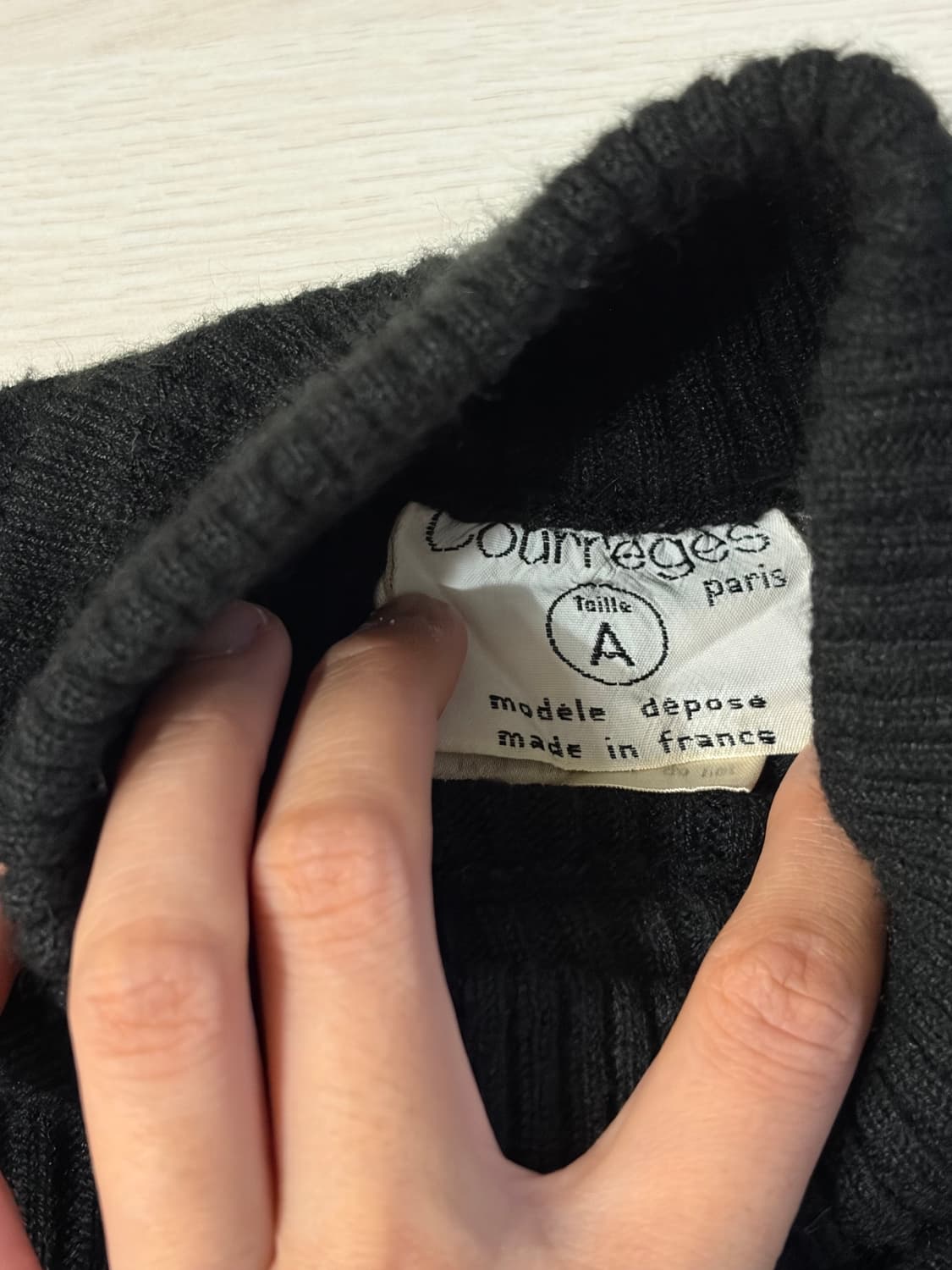 쿠레쥬 터틀넥 상품이미지3