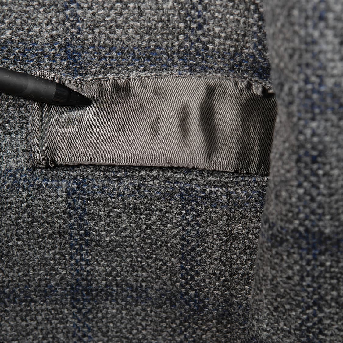 [52] 맨온더분 윈도우페인 체크 블레이져 그레이  상품이미지4