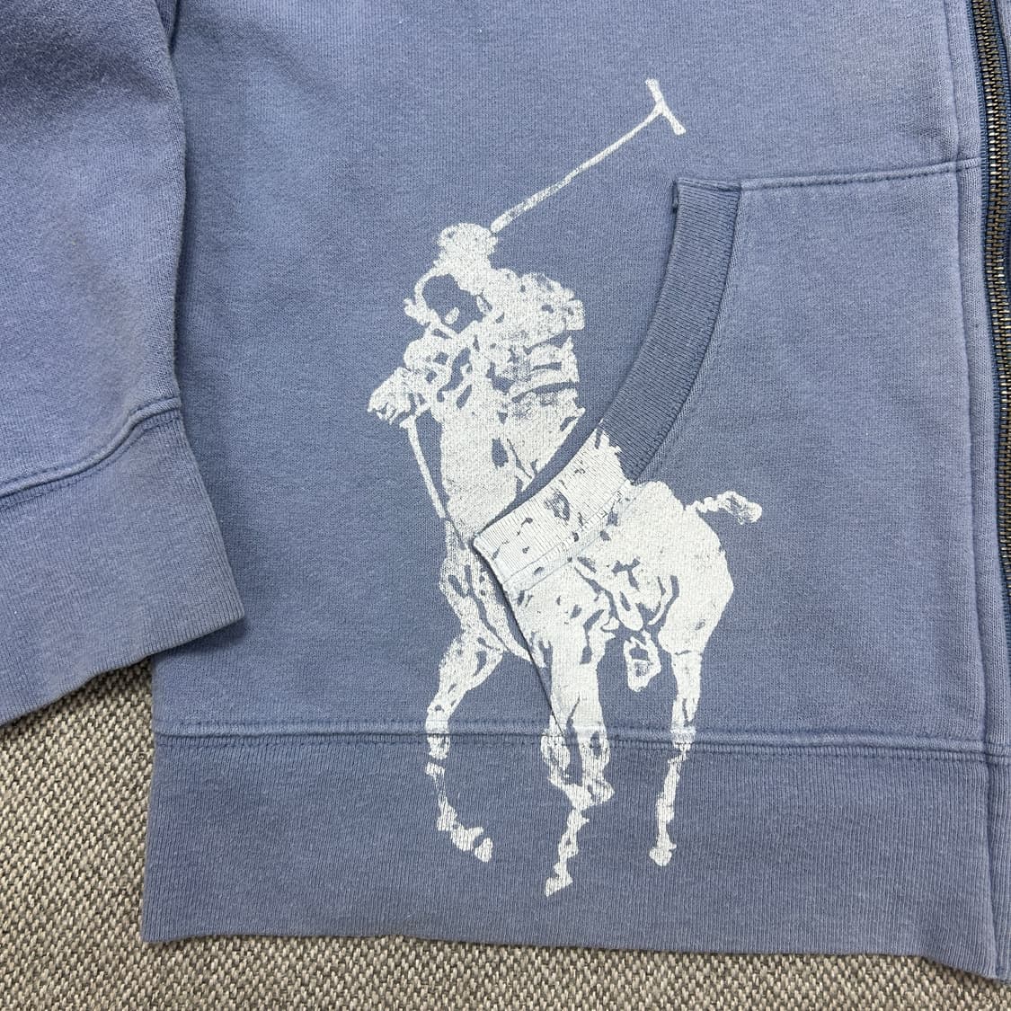 폴로 우먼스 빅포니 후드집업(14-16) 상품이미지2