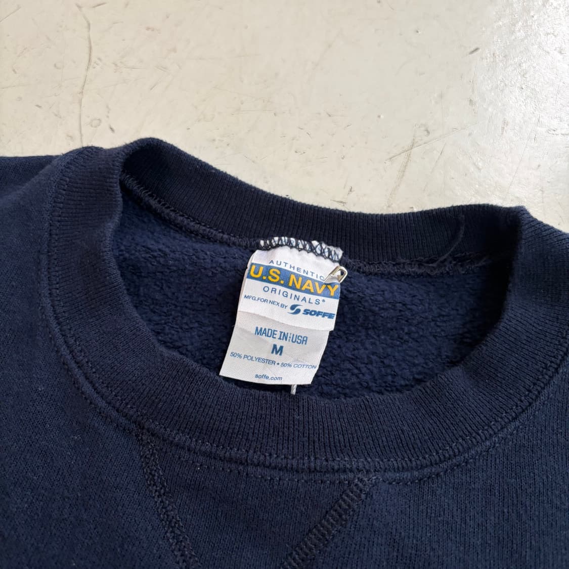 US NAVY USA OG 빈티지 스웻셔츠 M 상품이미지5