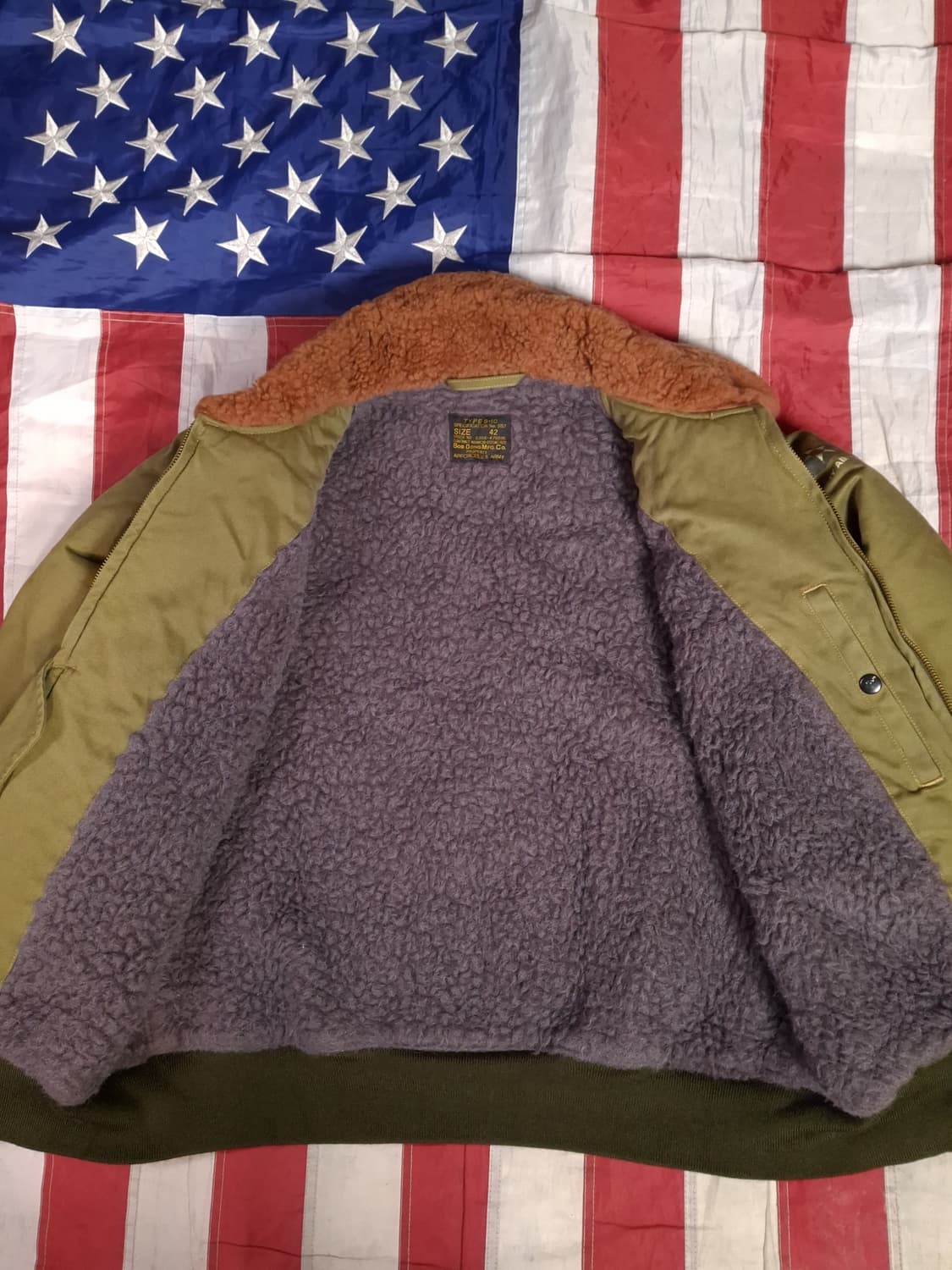 WW2 미육군 복각 bobdog  B-10 항공자켓 상품이미지10