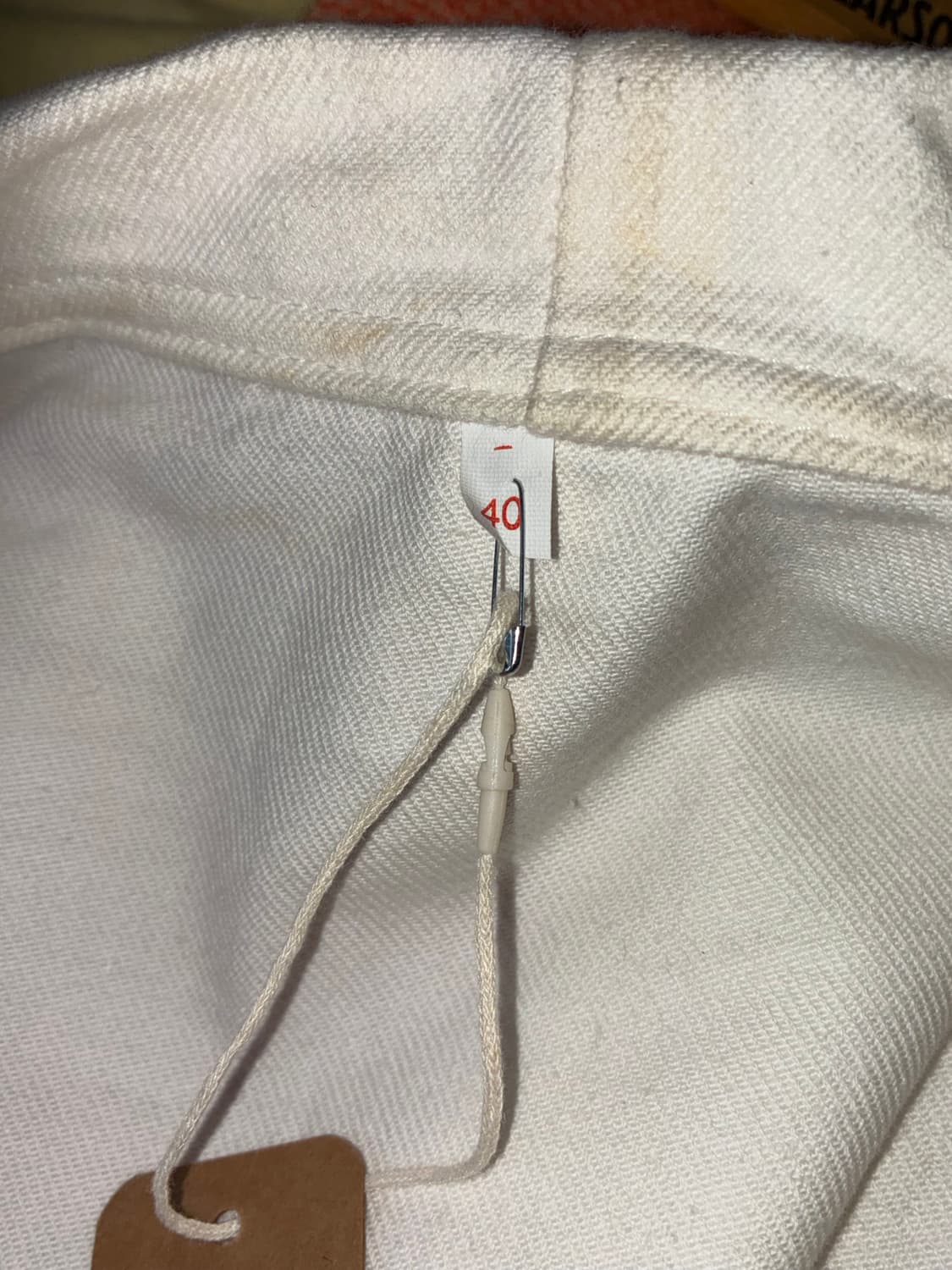 70~80s German Work Jacket White Twill 상품이미지10