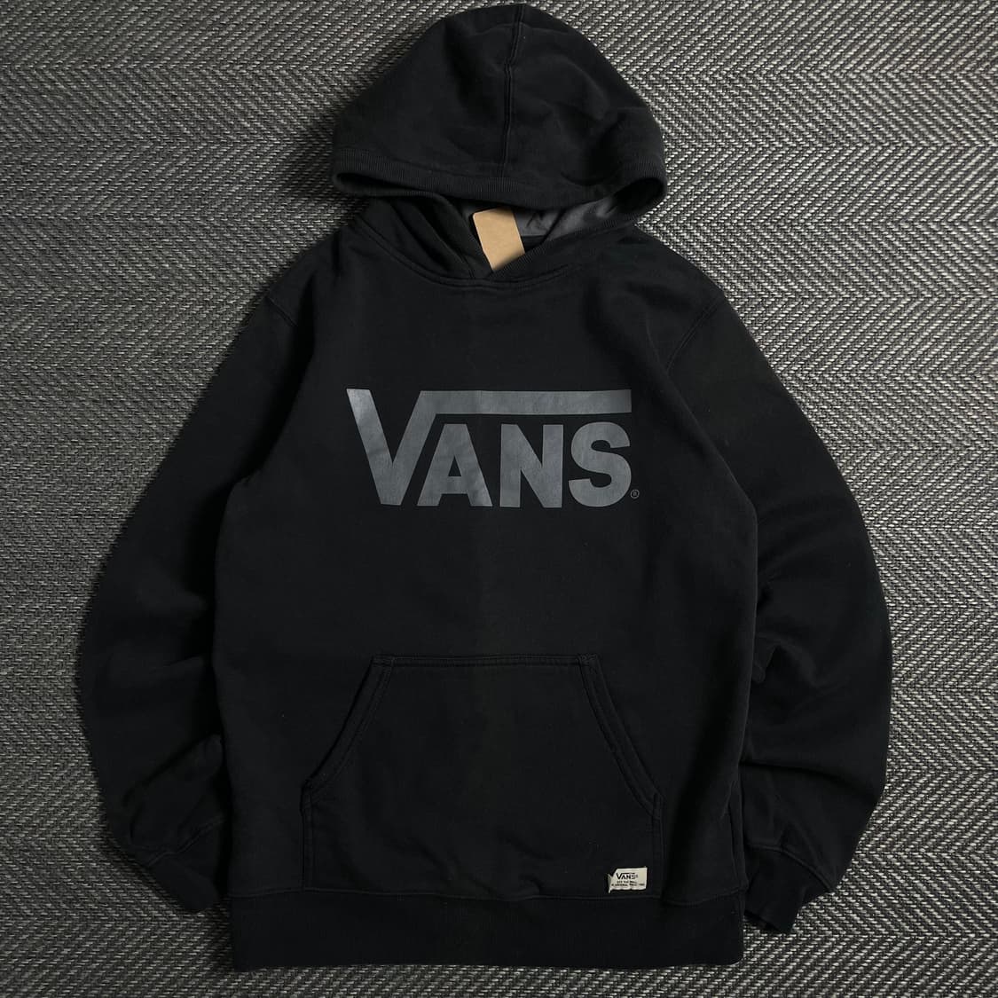 반스 빅로고 박시핏 후드 티셔츠 블랙o 4979 상품이미지1