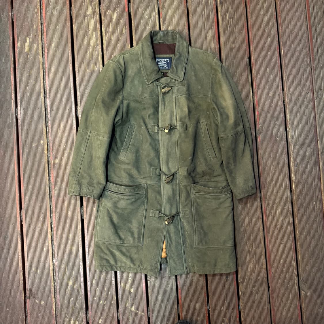 버버리 카키 겨울 코트 상품이미지1