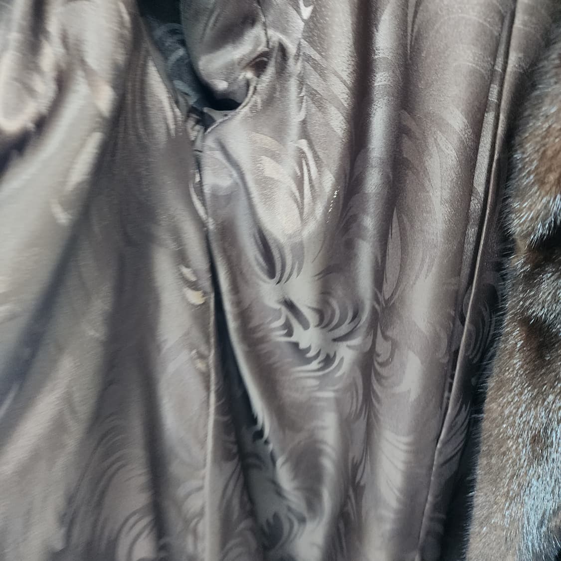 ESOZIA by 상아 사가 밍크 코트 상품이미지3