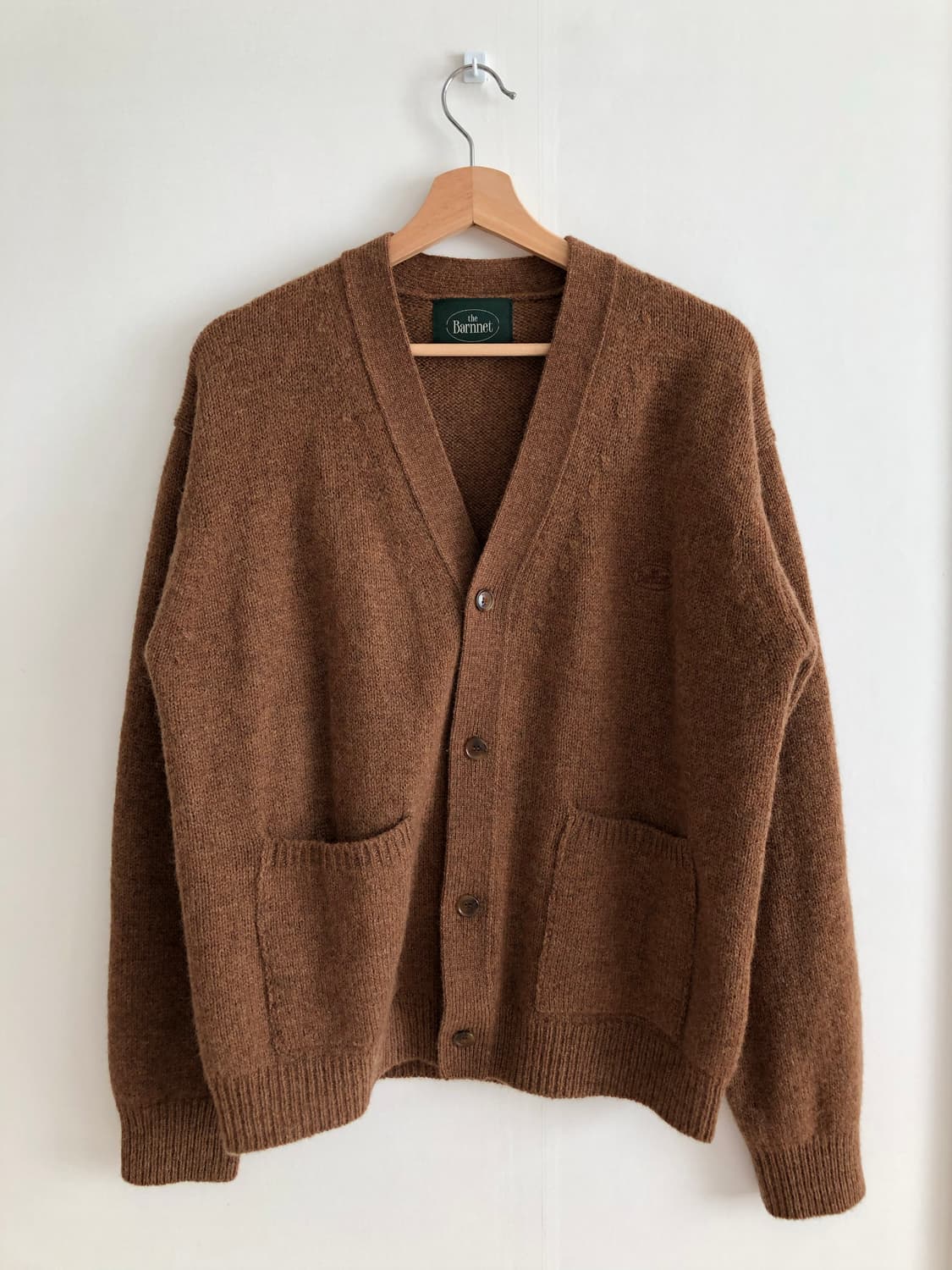 더바넷 카멜 니트 가디건 상품이미지1