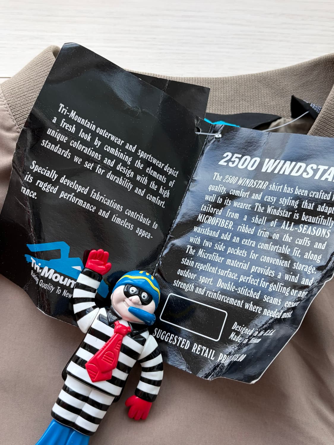 [데드스탁] 00s 켈로그 호랑이 자수 프로모 베이지 웜업 105 상품이미지6