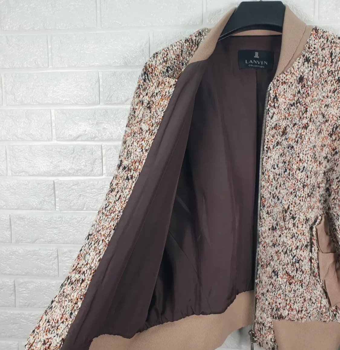 [55]랑방 트위드 블루종 점퍼 상품이미지4