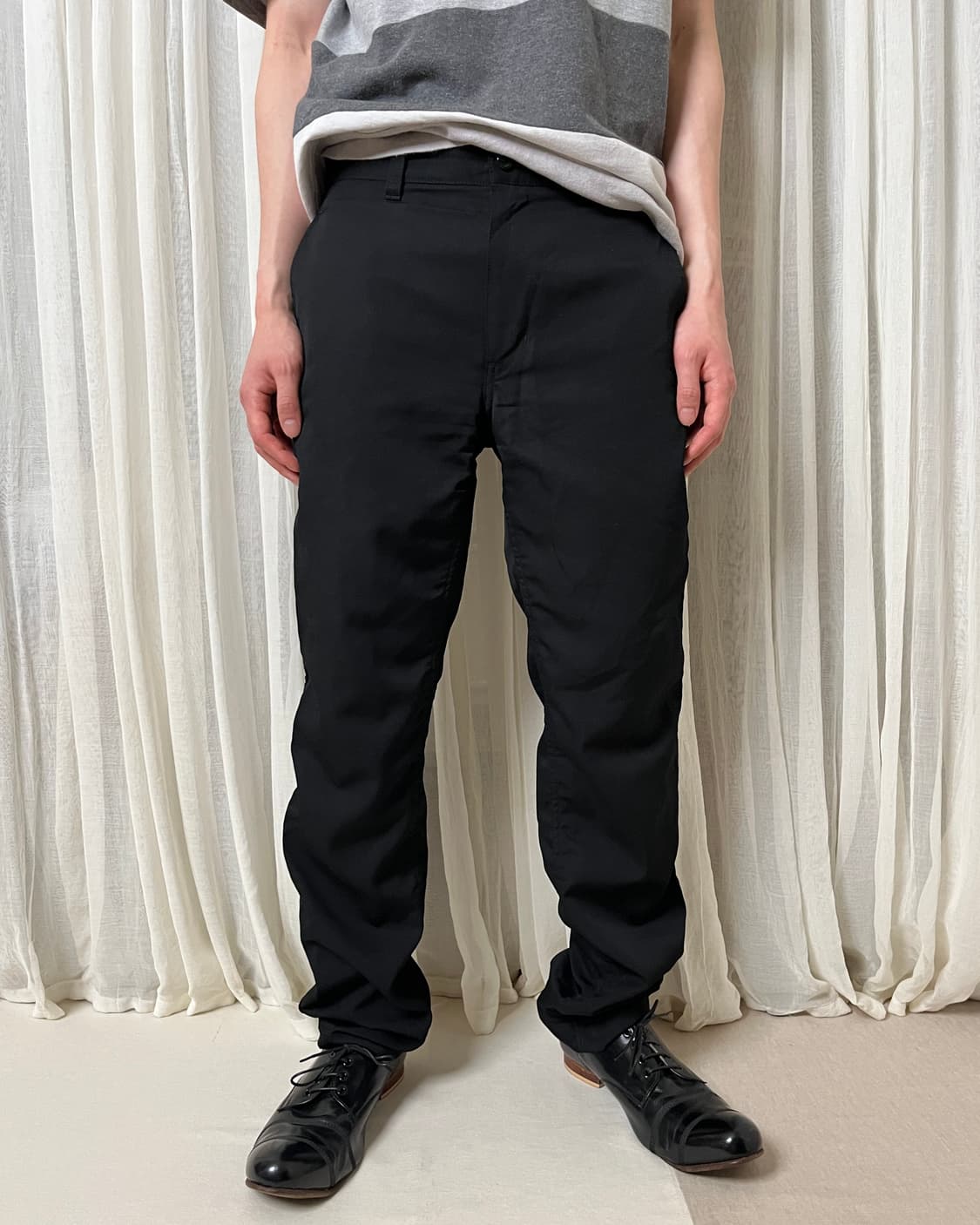 꼼데가르송 옴므 셔링 울 팬츠 comme des garcons homme 상품이미지1