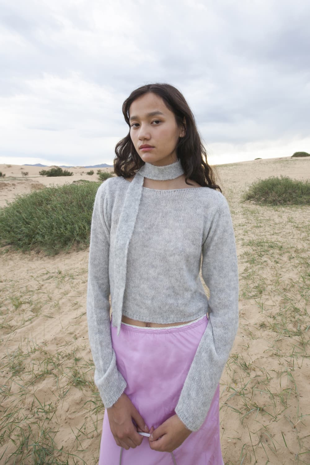 새상품 누아누 Lavo Skirt Pink 상품이미지2