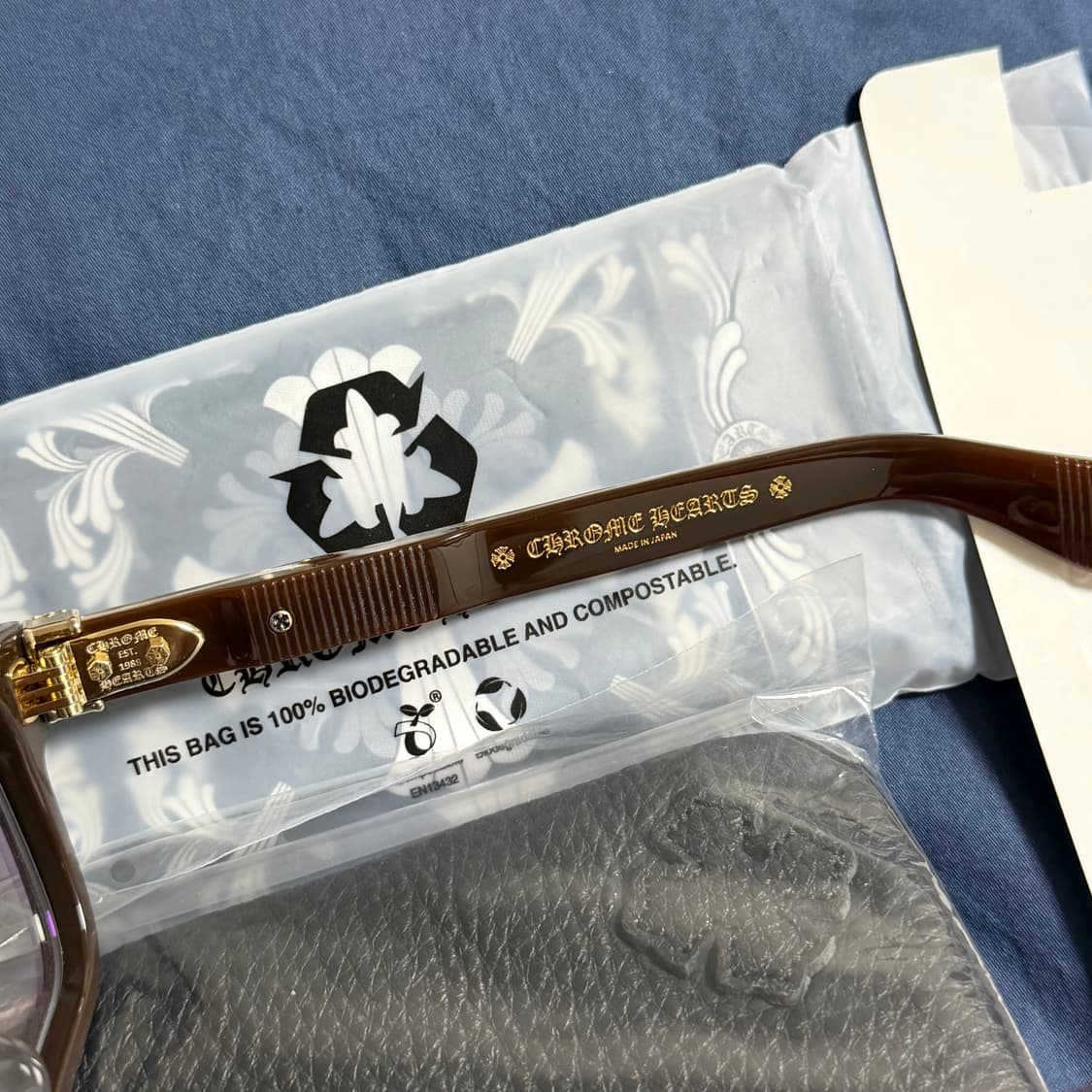 (OS) 크롬하츠 pen 15 골드 브라운 안경 상품이미지6