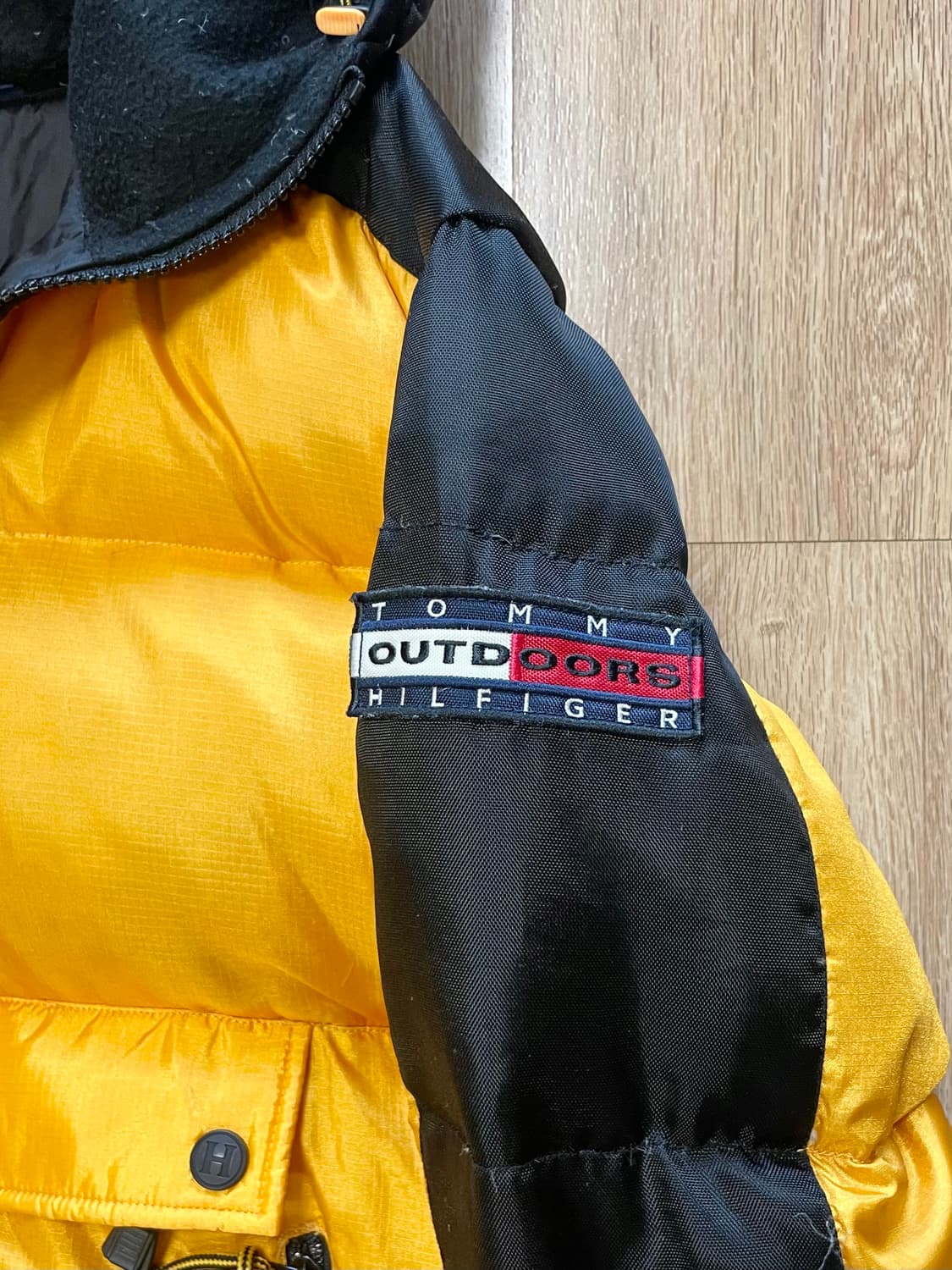 국내 유일 90s USA 타미힐피거 익스페디션 하프집 쿼터집 다운 패딩 상품이미지4