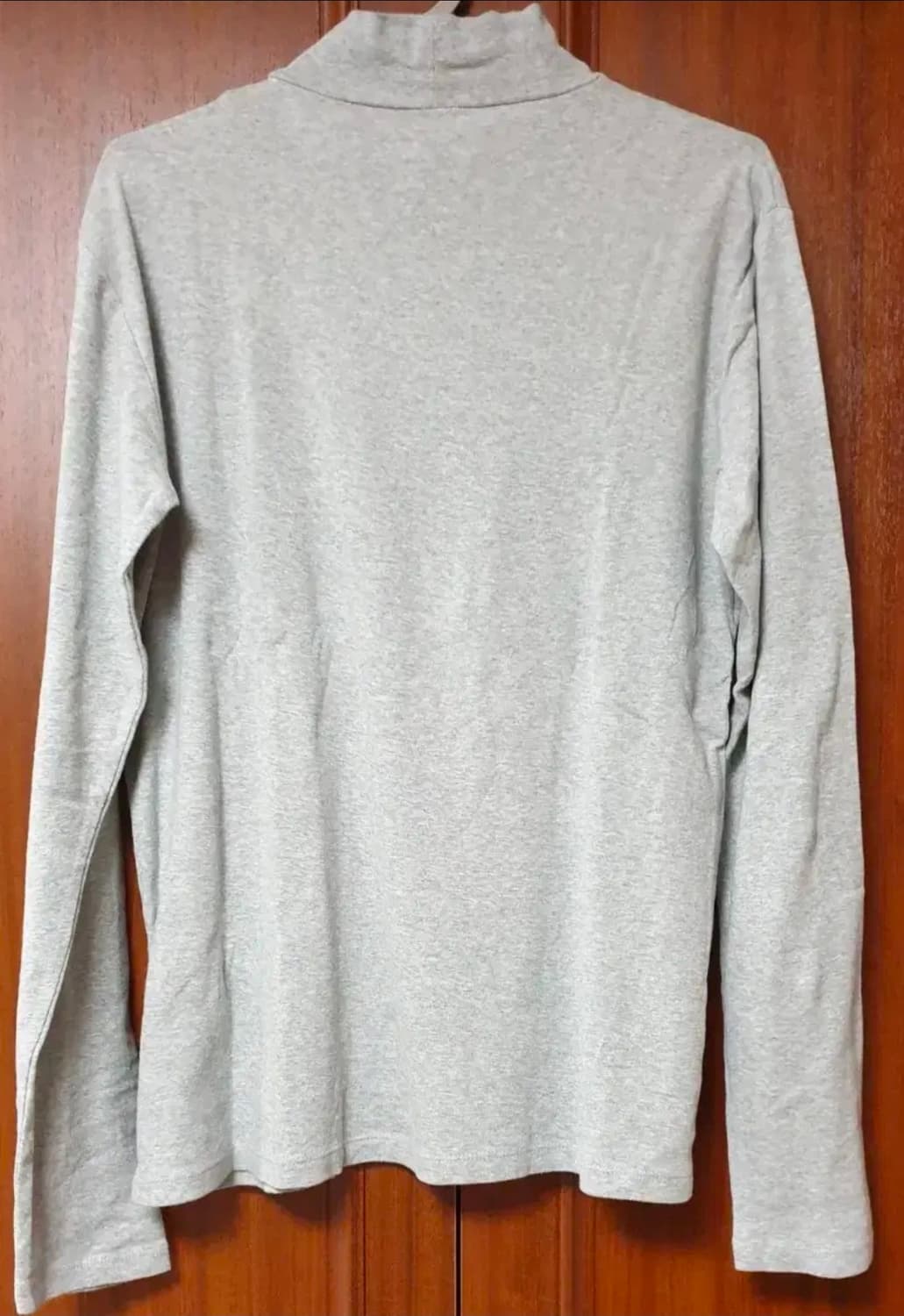 MUJI 무지 코튼 하프 넥 니트 롱슬리브 M    상품이미지2