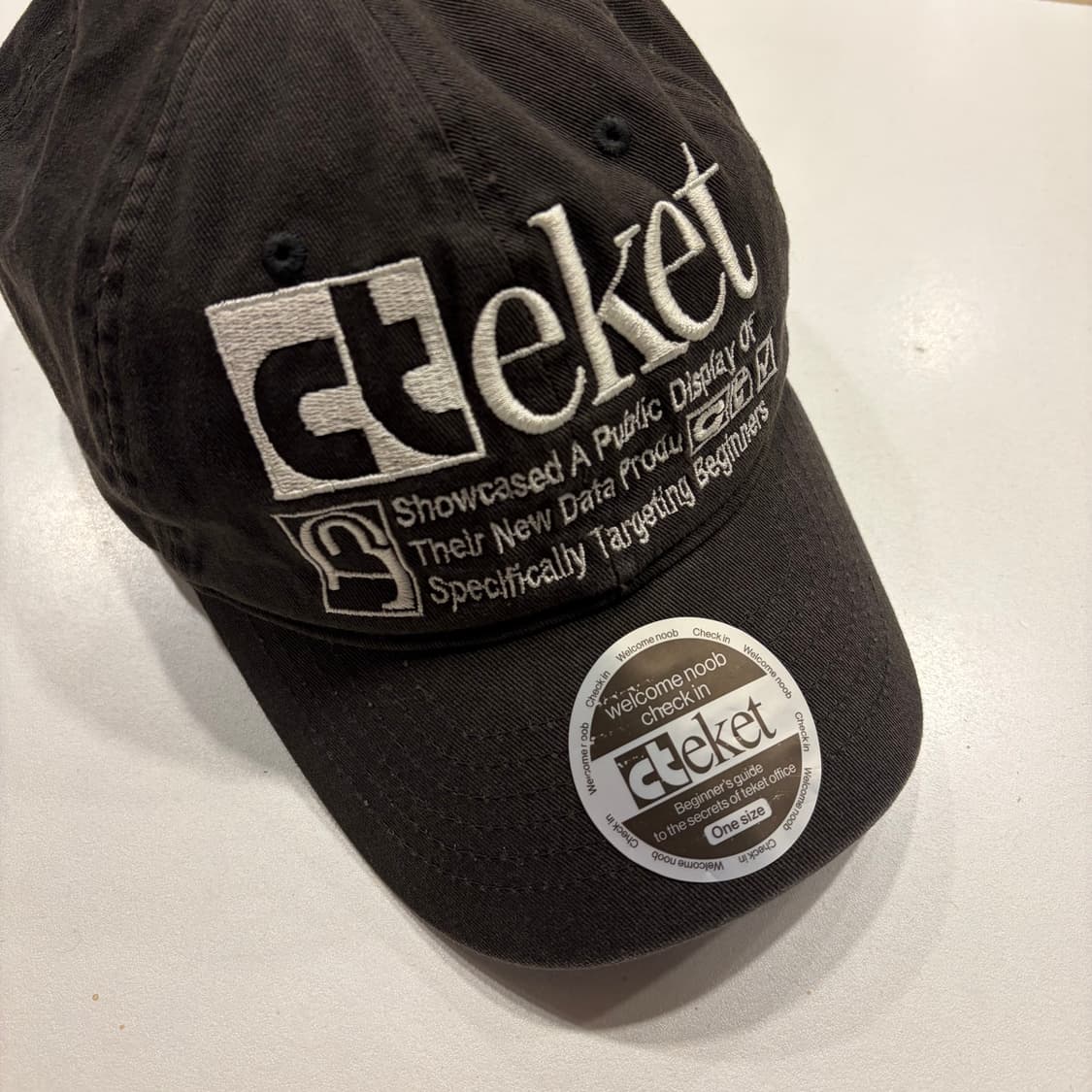 teket 테켓 볼캡 모자 브라운 상품이미지2