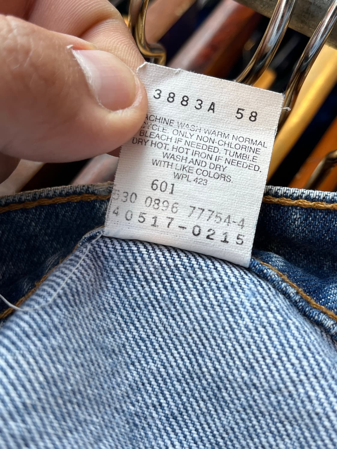 36) 1990s Levis517 USA Orange Tab Jeans 상품이미지7