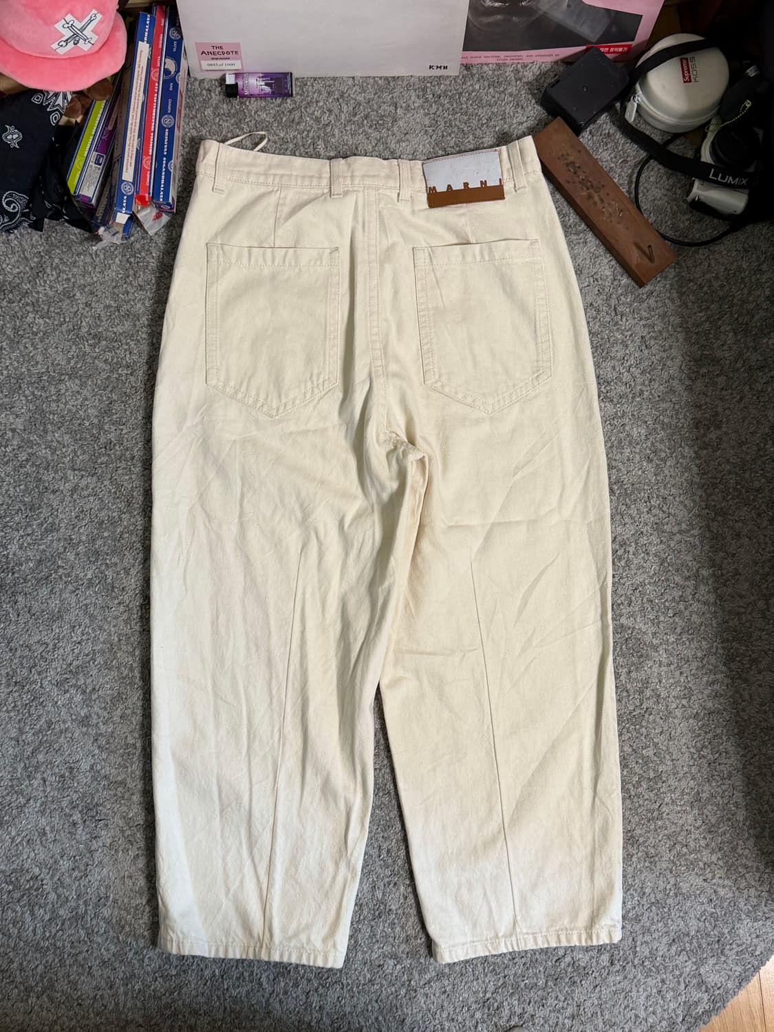 Marni 마르니 와이드 페인트 데님 상품이미지2