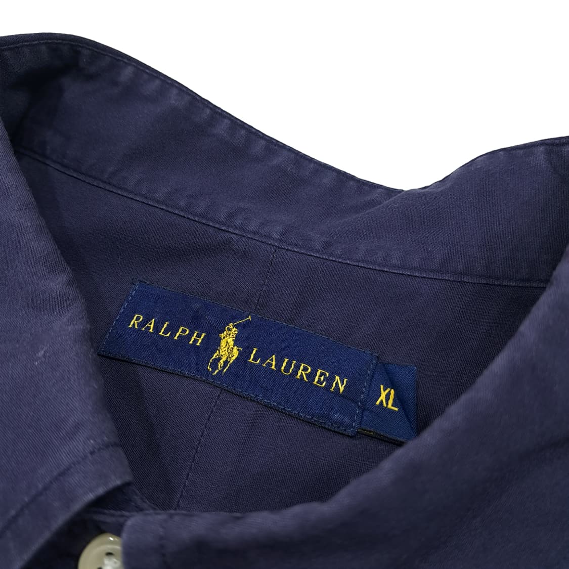 CL688 XL 폴로 00s 코튼 버튼다운 퍼플네이비 셔츠 상품이미지3