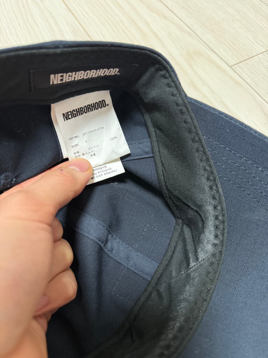 네이버후드 볼캡 네이비색 상품이미지3