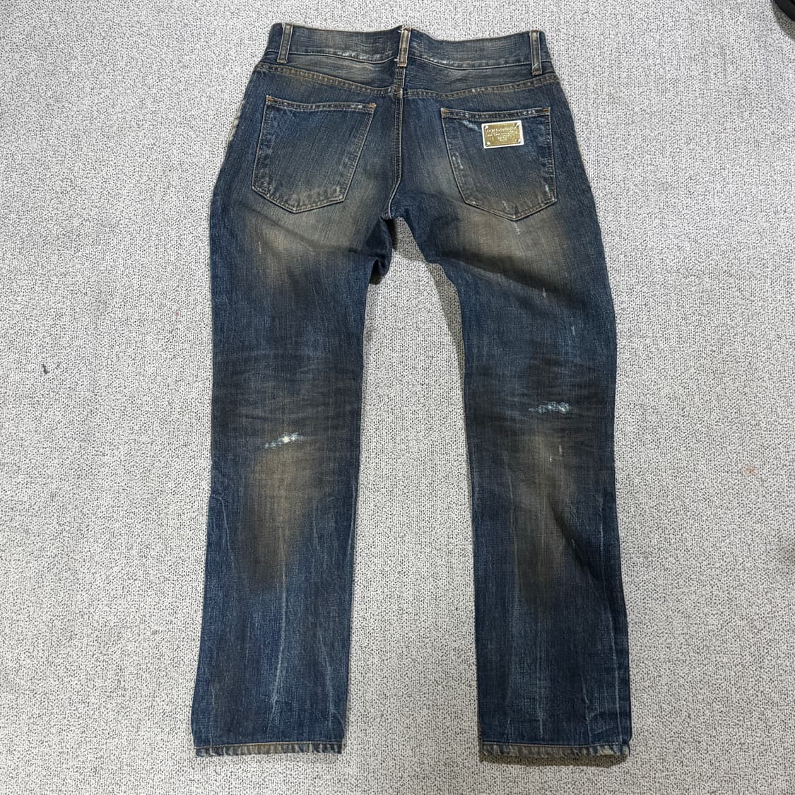 돌체앤가바나 디스트로이드 메탈 플레이트 데님 44 상품이미지1