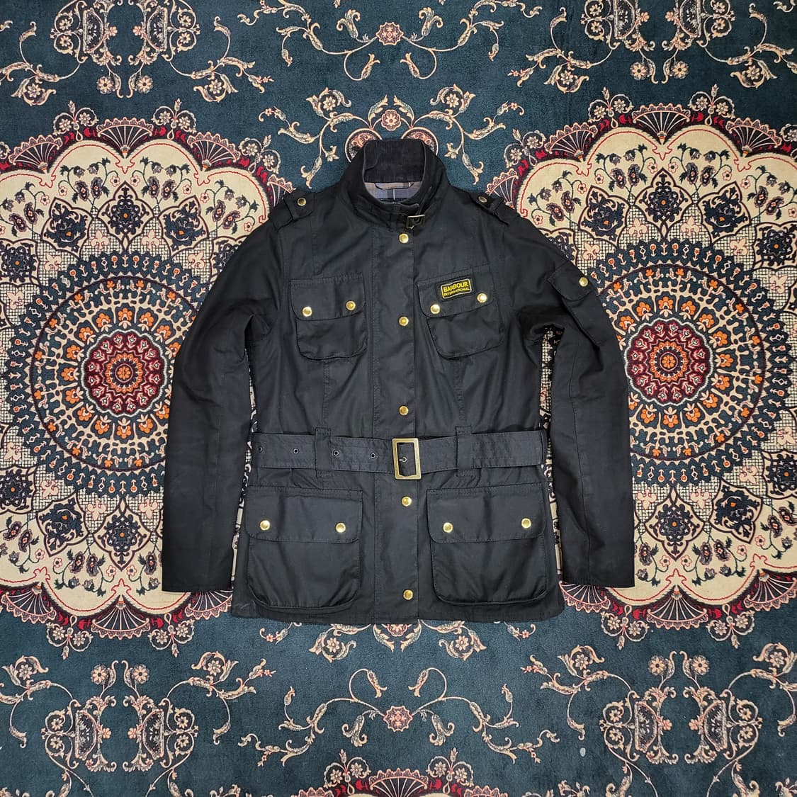 Barbour 바버 인터네셔널 왁스 자켓 (UK12) 상품이미지1
