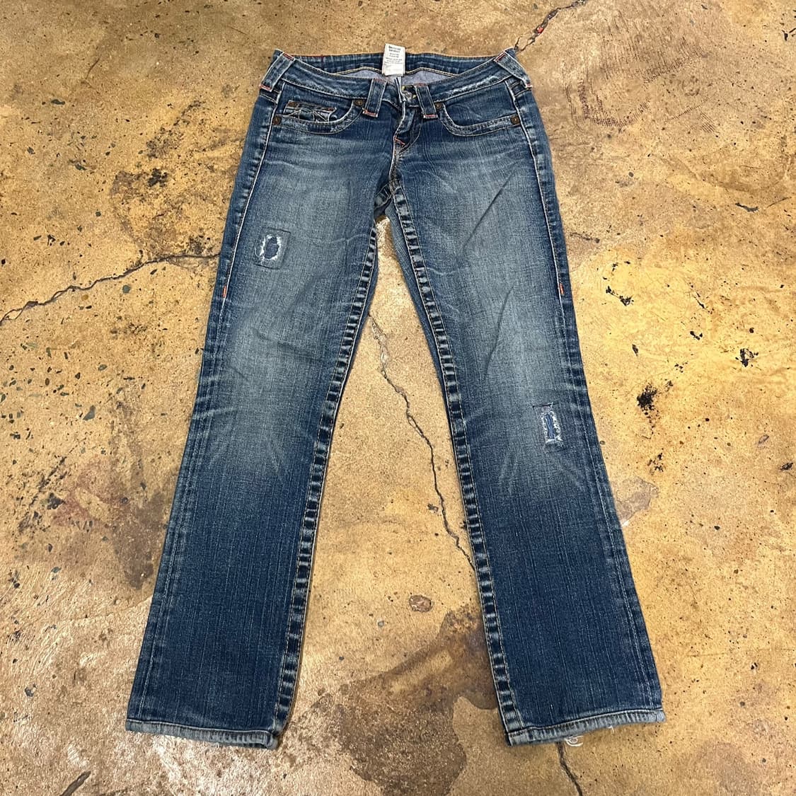 [정품/25] 트루릴리젼 데님 청바지 데미지진 b18 상품이미지2