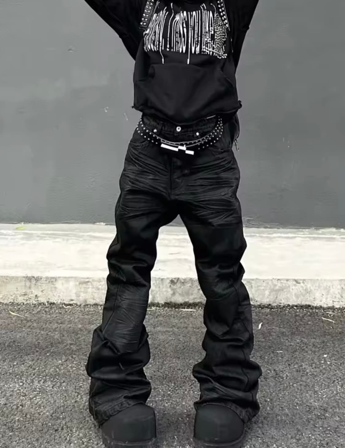 디스트레스드 플레어진  상품이미지1