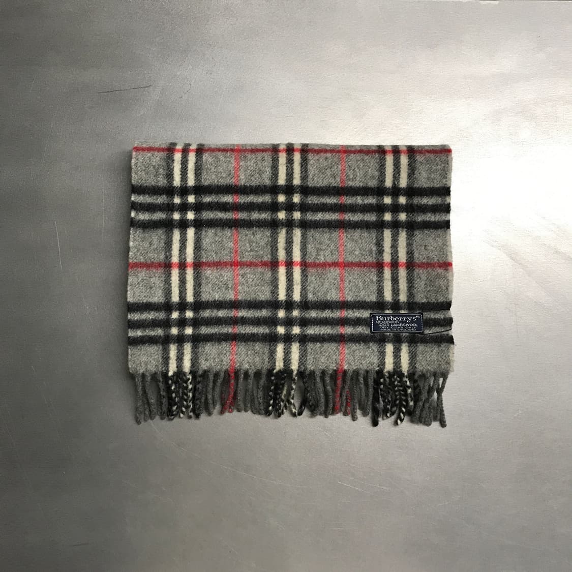 버버리 정품 램스울 머플러 그레이 상품이미지2