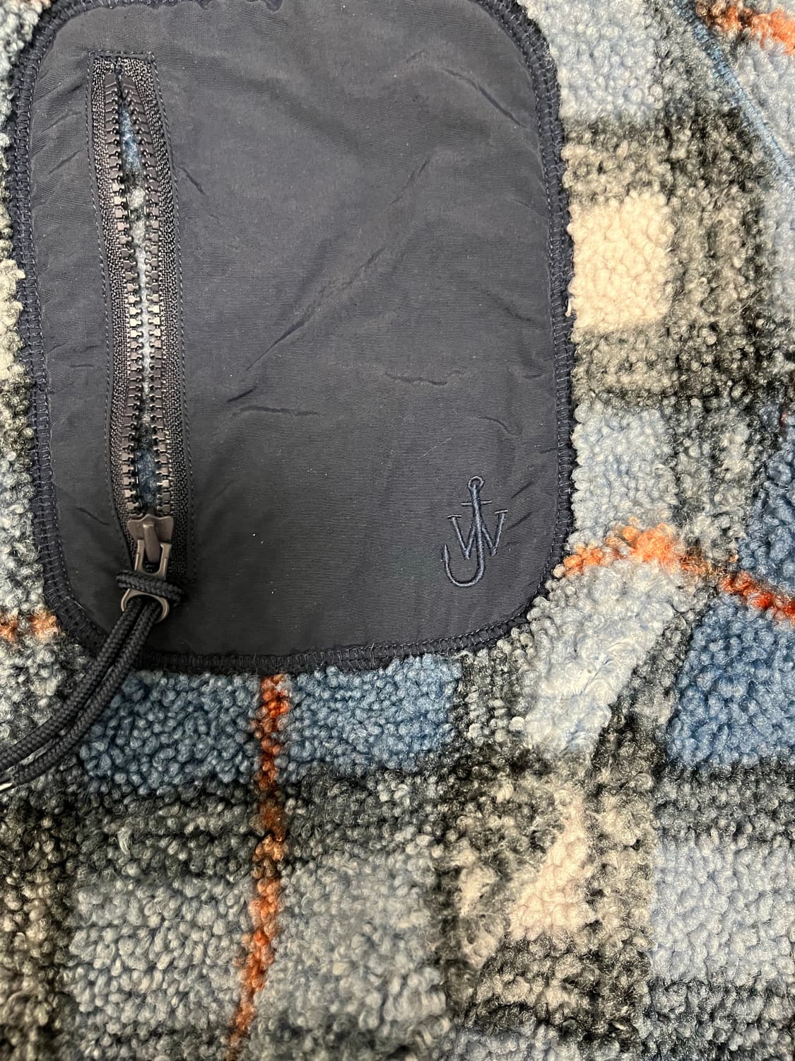 유니클로 JW앤더슨 체크 후리스 상품이미지3